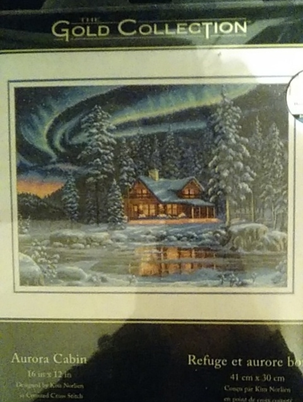 Aurora Cabin Gold Collection Counted Cross Stitch Kim Norlien Dimensions 35212